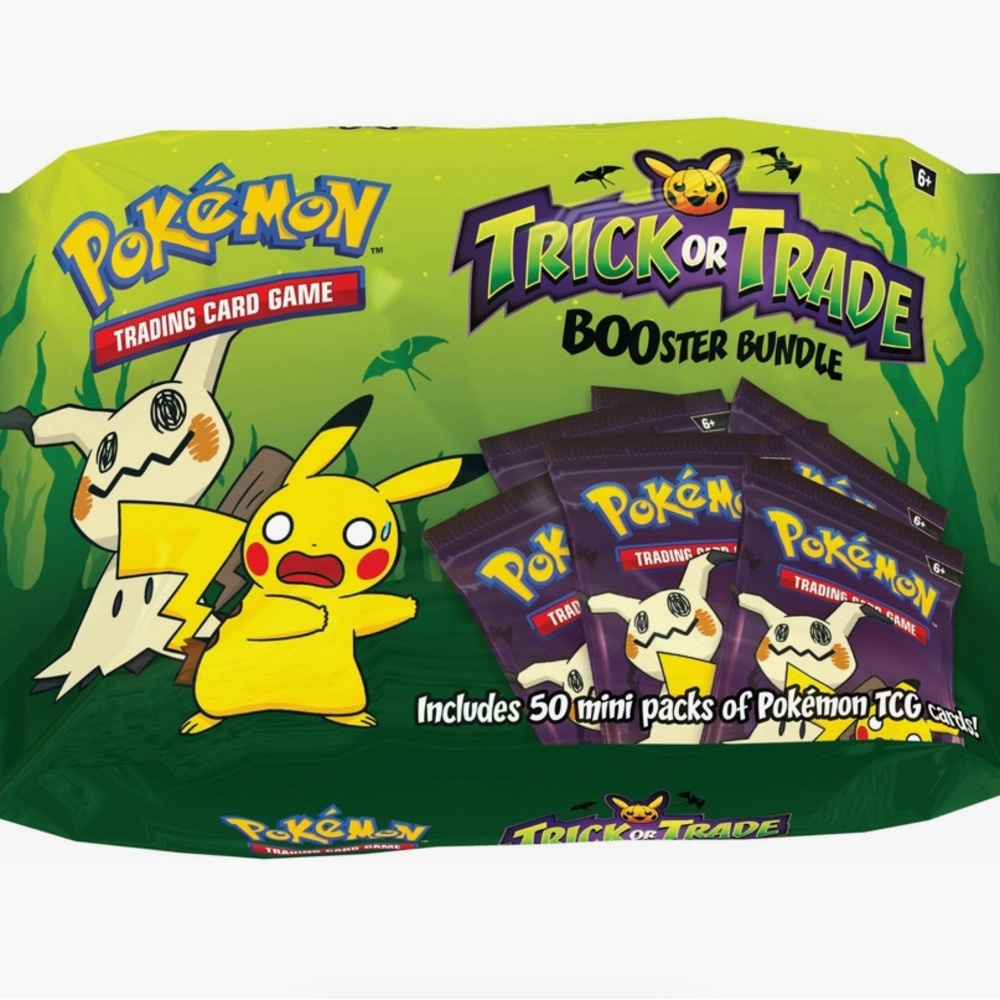 2023 Pokemon TCG Trick or Trade Booster Bundle - 50 Packs